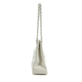 Chanel Wild Stitch White Lambskin Chocolate Bar Shoulder Bag #3640 by Bolt Boutique