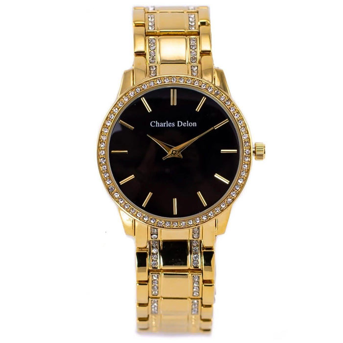 Charles Delon Women's Watch 5855 Stainless Steel Quartz Round - Assorted Styles by DailySale
