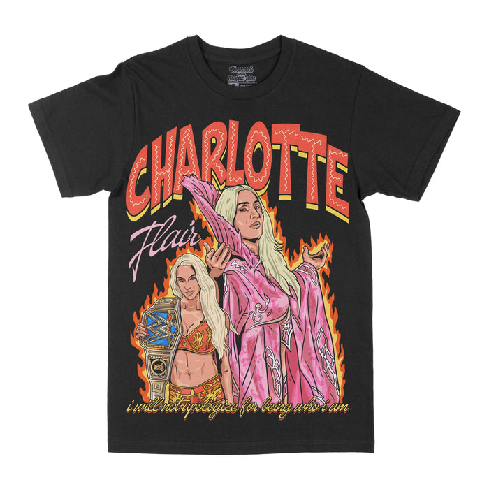 Charlotte Flair "Who Am I" Graphic Tee by Obsessed with graphic tees