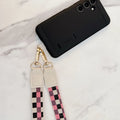 Checkered Crossbody Phone Lanyard by Ellisonyoung.com