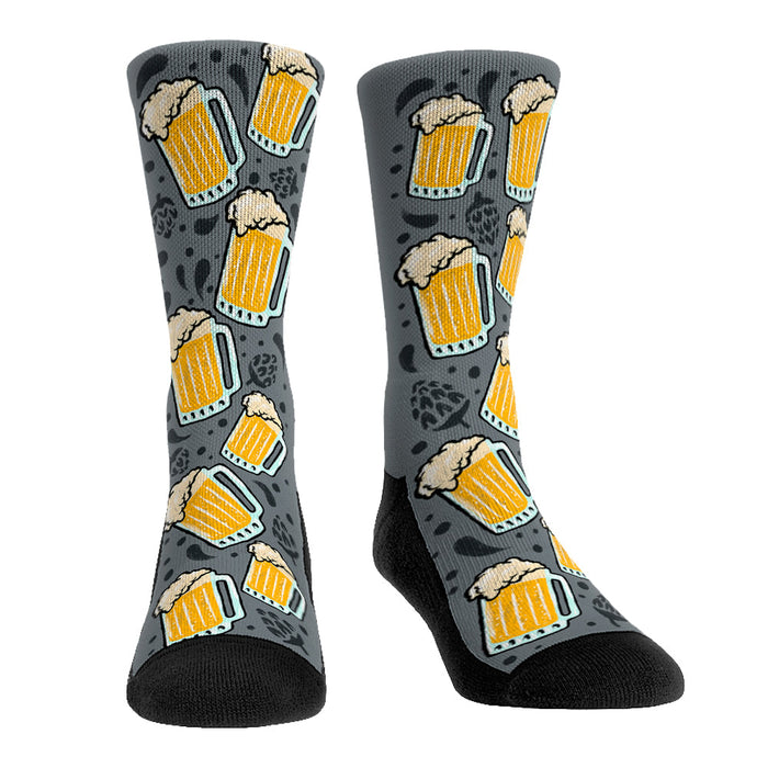 Beer Mugs All-Over by Rock 'Em Socks