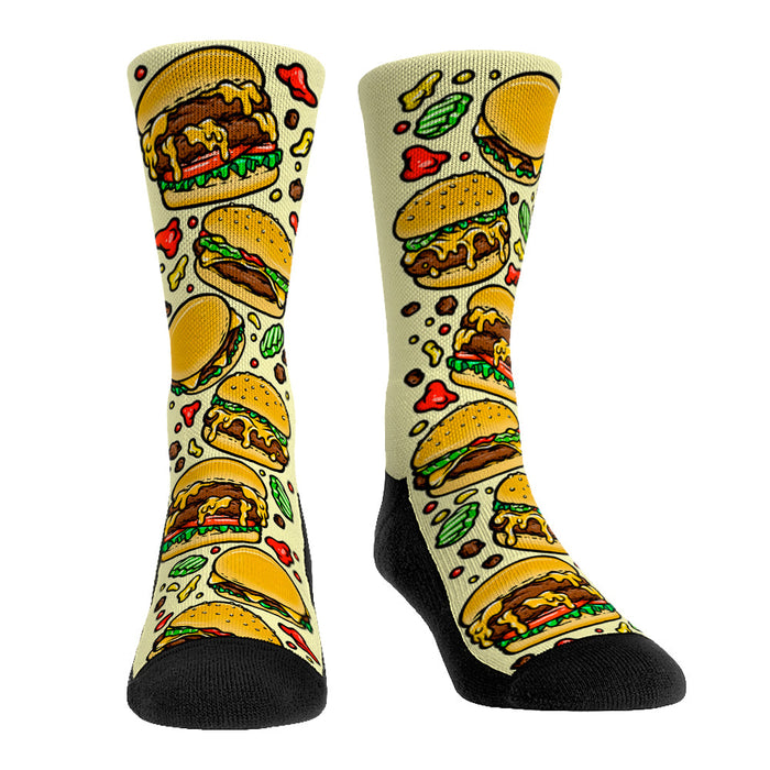 Cheeseburger - All-Over by Rock 'Em Socks