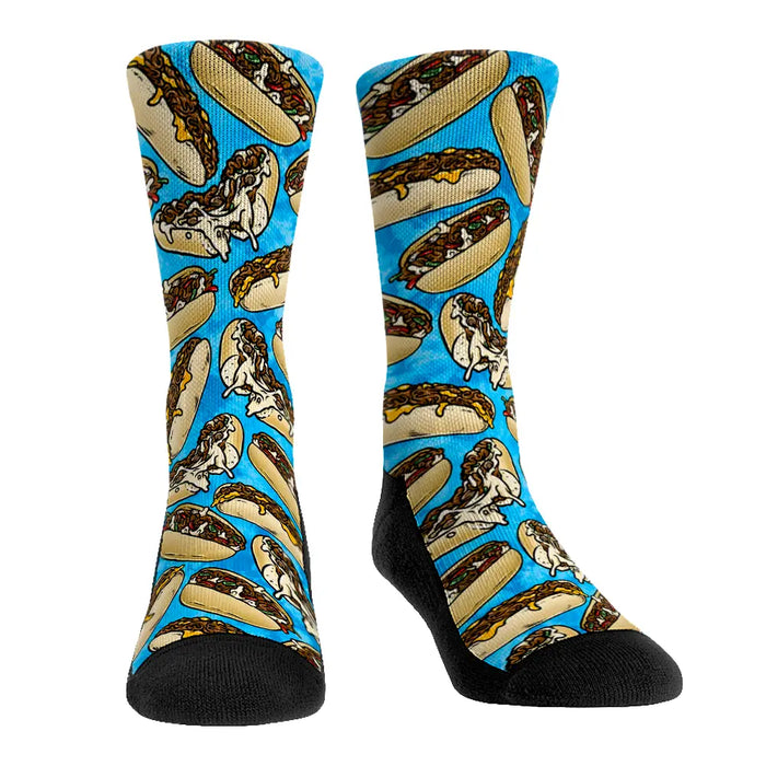 Cheesesteaks - All-Over by Rock 'Em Socks