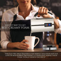 Chef's Star Milk Frother - Automatic Foam Maker & Creamer For Hot Or Cold Milk Steamer by DailySale