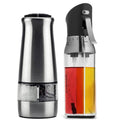 Chef's Star Premium Electric Salt and Pepper Grinder with Olive Oil and Vinegar Misting Sprayer by DailySale