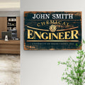 Chemical Engineer Sign by Tailored Canvases