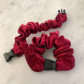 Cherry Red Buckle Scrunchie - No Snagging, No Tangles by Buckle Scrunchies by RE.STATEMENT