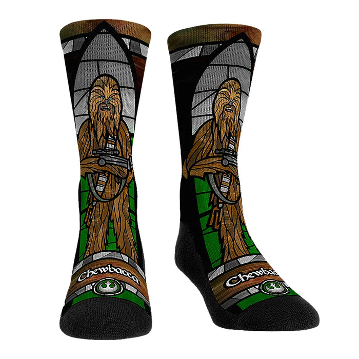 Chewbacca - Stained Glass by Rock 'Em Socks