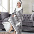 Chic Home Sherpa-Lined Hoodie Robe by DailySale