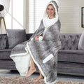 Chic Home Sherpa-Lined Hoodie Robe by DailySale