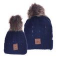 Chic Mom and Me Pom Beanies by DailySale