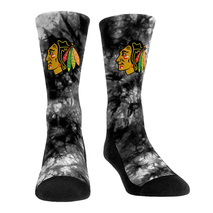 Chicago Blackhawks - Team Tie Dye by Rock 'Em Socks