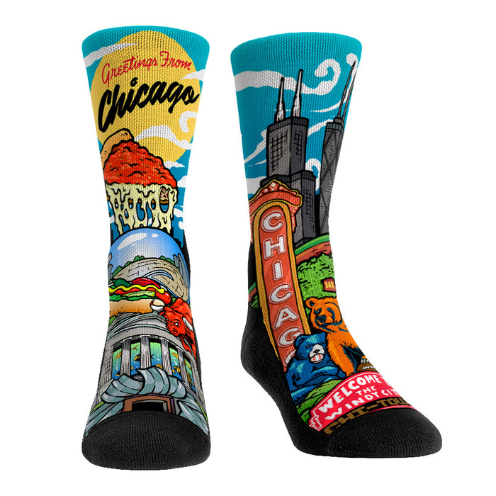 Greetings From Chicago by Rock 'Em Socks