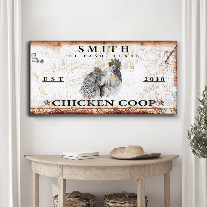 Chicken Coop Sign V by Tailored Canvases