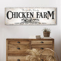 Chicken Family Farm Sign by Tailored Canvases