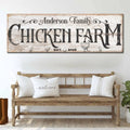Chicken Farm Farmhouse Sign III by Tailored Canvases