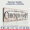 Chicken Farm Farmhouse Sign III by Tailored Canvases