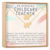 Childcare Teacher Necklace, Multiple Styles Jewelry