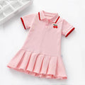 Children Dress Spring Summer Turn-Down Collar by DailySale
