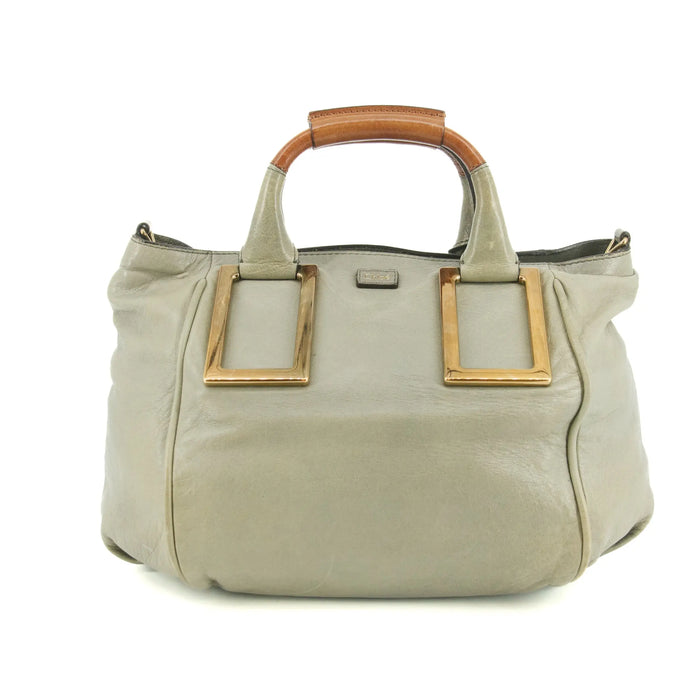 Chloe Ether Green Top Handle Tote Bag #6134 by Bolt Boutique