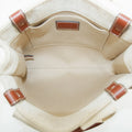 Chloe Woody Small Canvas &amp; Leather 2 Way Handbag Beige x Brown #2695 by Bolt Boutique