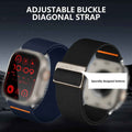 Elastic Apple Watch Armband Series 11/10/9/8/7/6/5/4/ SE / Ultra 1/2/3 by Arleathercraft