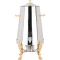 Choice Deluxe Stainless Steel 80 cup Coffee Chafer Urn with Gold Accents by DailySale