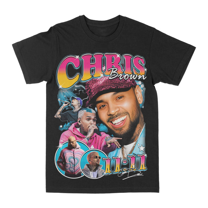 Chris Brown "11:11" Blue Graphic Tee by Obsessed with graphic tees