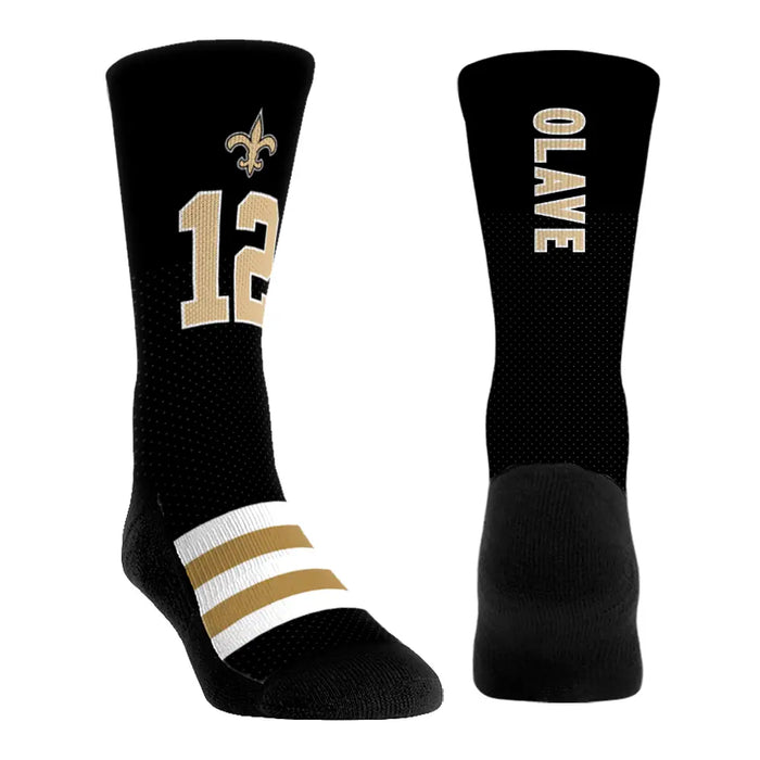 Chris Olave - New Orleans Saints - Jersey (Black) by Rock 'Em Socks