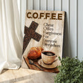 Christ And Coffee Faith Sign II by Tailored Canvases