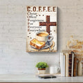 Christ And Coffee Faith Sign IV by Tailored Canvases