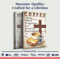 Christ And Coffee Faith Sign IV by Tailored Canvases