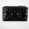 Christian Dior Black Cannage Patent Leather Coin Case #2274 by Bolt Boutique