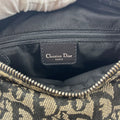Christian Dior Black Canvas x Leather Trotter Mini Boston Bag #7700 by Bolt Boutique