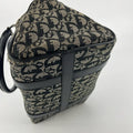 Christian Dior Black Canvas x Leather Trotter Mini Boston Bag #7700 by Bolt Boutique