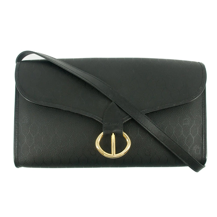 Christian Dior Black Honeycomb PVC Crossbody Bag #8571 by Bolt Boutique