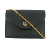 Christian Dior Black Honeycomb PVC Crossbody Bag #9257