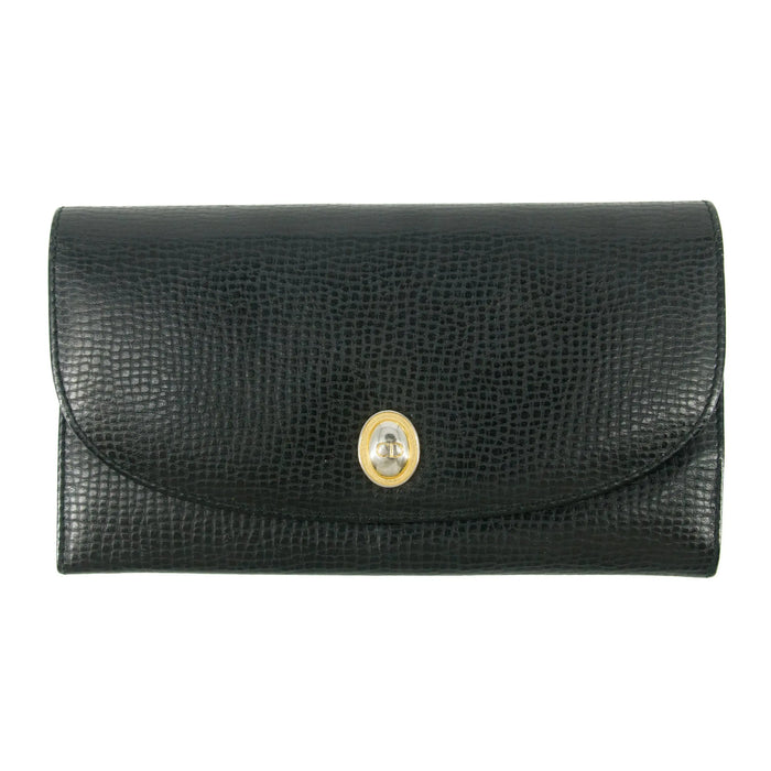Christian Dior Black Leather Long Wallet #5175 by Bolt Boutique