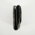 Christian Dior Black Trotter Saddle Canvas x Leather Compact Wallet -SKU #2635 by Bolt Boutique
