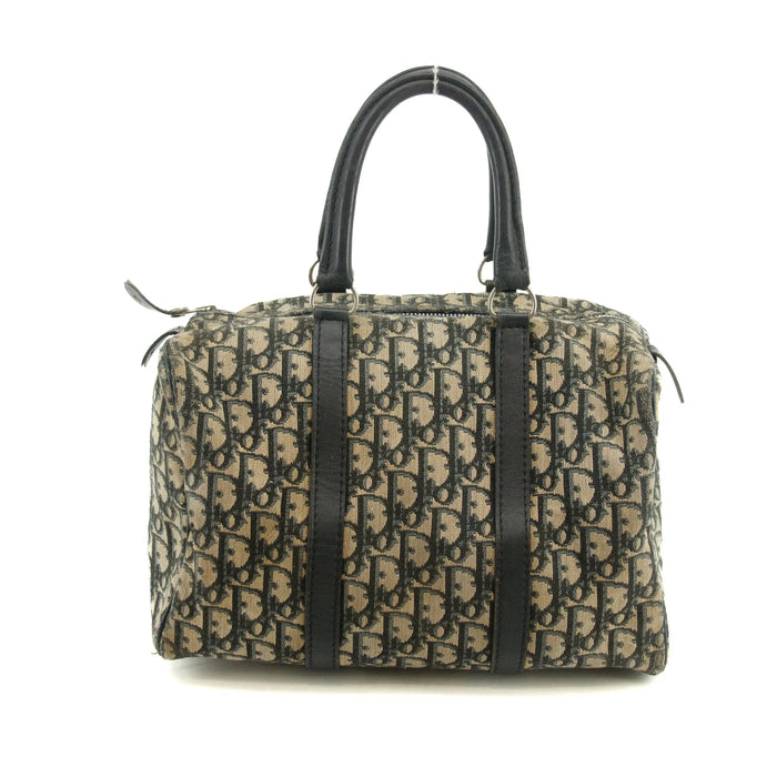 Christian Dior Blue Trotter Canvas Mini Boston Bag #3656 by Bolt Boutique