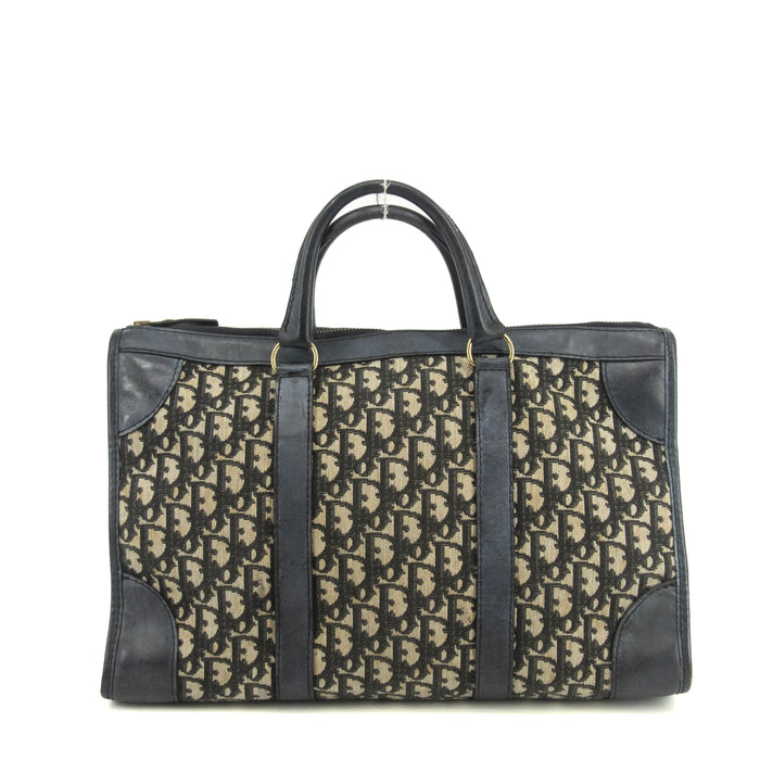 Christian Dior Blue Trotter Canvas Mini Boston Bag #4783 by Bolt Boutique