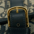 Christian Dior Blue Trotter Canvas Oblique Shoulder Bag #9241 by Bolt Boutique