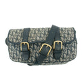 Christian Dior Blue Trotter Canvas Oblique Shoulder Bag #9241 by Bolt Boutique