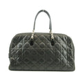 Christian Dior Canage Hand Bag Leather Gray Silver Hardware #3043 by Bolt Boutique