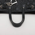 Christian Dior Cannage Panarea Coated Canvas Tote Bag Black #2898 by Bolt Boutique