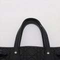 Christian Dior Cannage Panarea Coated Canvas Tote Bag Black #2898 by Bolt Boutique