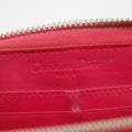 Christian Dior Cannage Patent Pink Zip Around Wallet #3435 by Bolt Boutique
