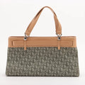 Christian Dior Diorissimo Trotter Canvas &amp; Leather Tote Bag Green x Beige #2516 by Bolt Boutique