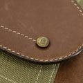 Christian Dior Green Canvas Saddle Shoulder Bag #3648 by Bolt Boutique