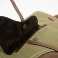 Christian Dior Green Canvas Saddle Shoulder Bag #3648 by Bolt Boutique